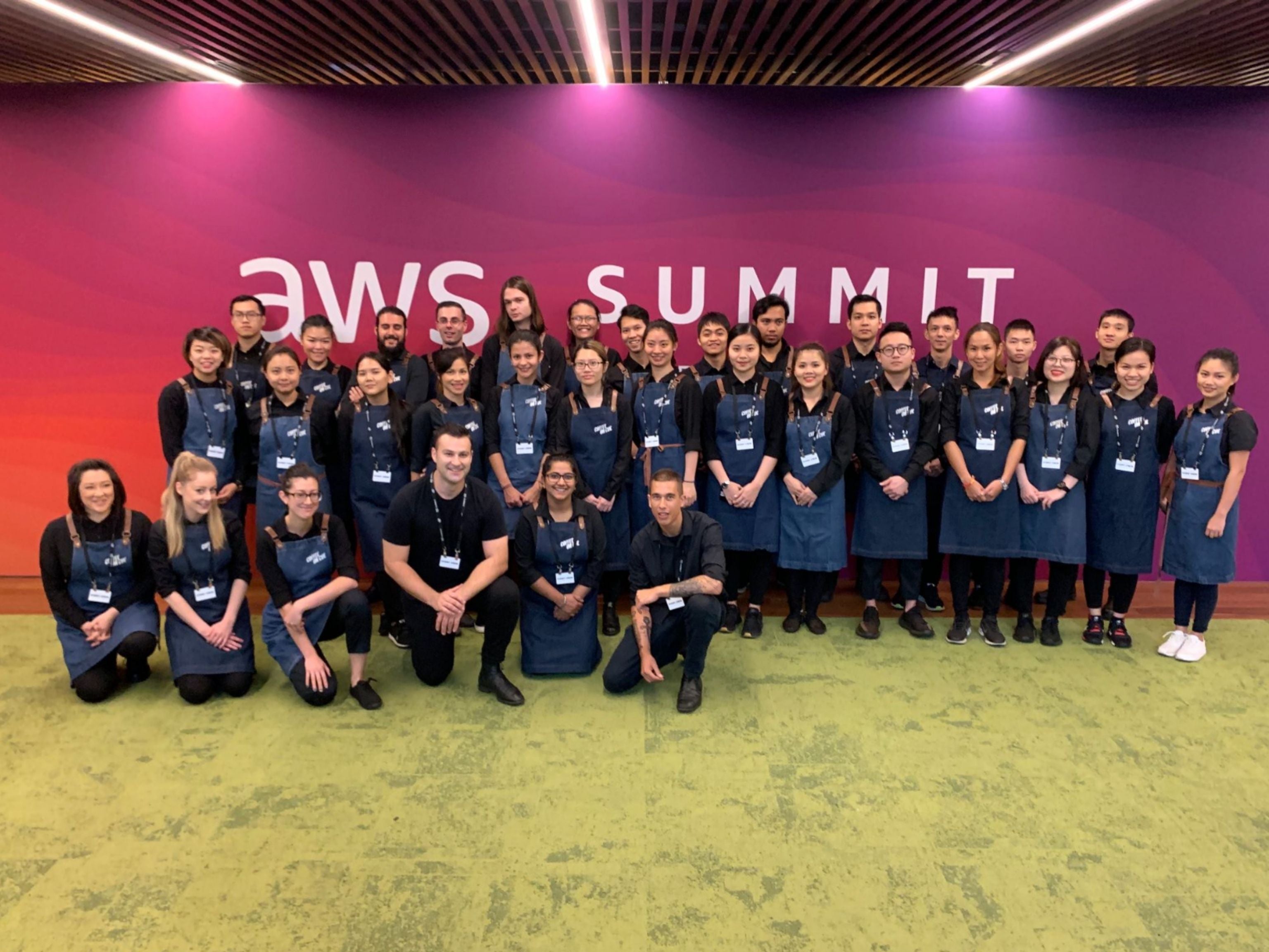 Major event barista team