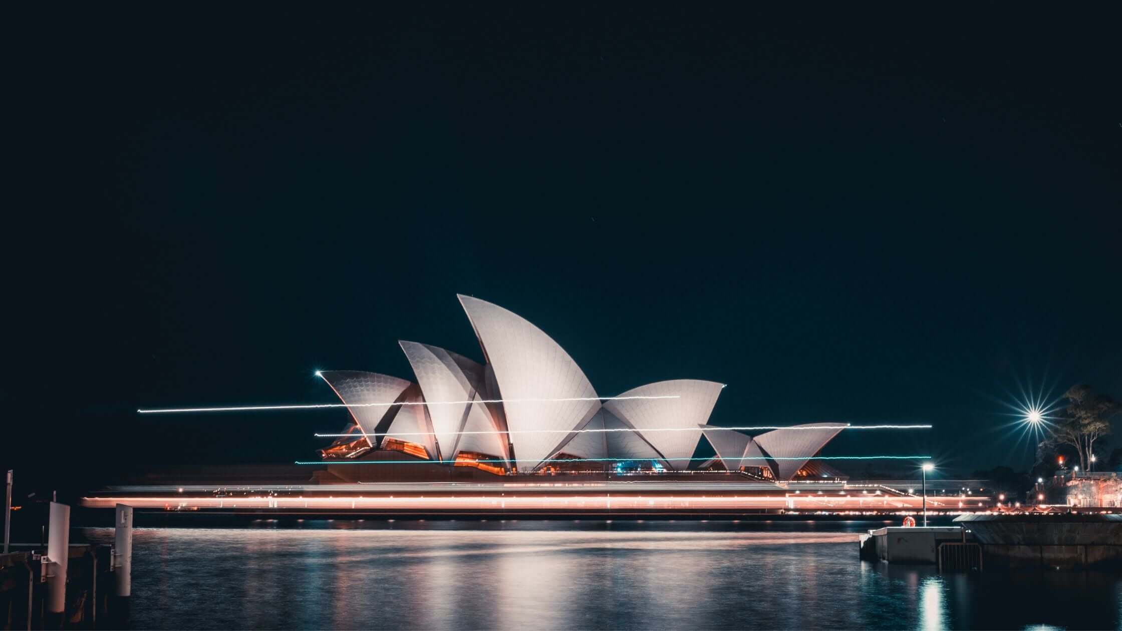 Sydney Opera House on the harbour