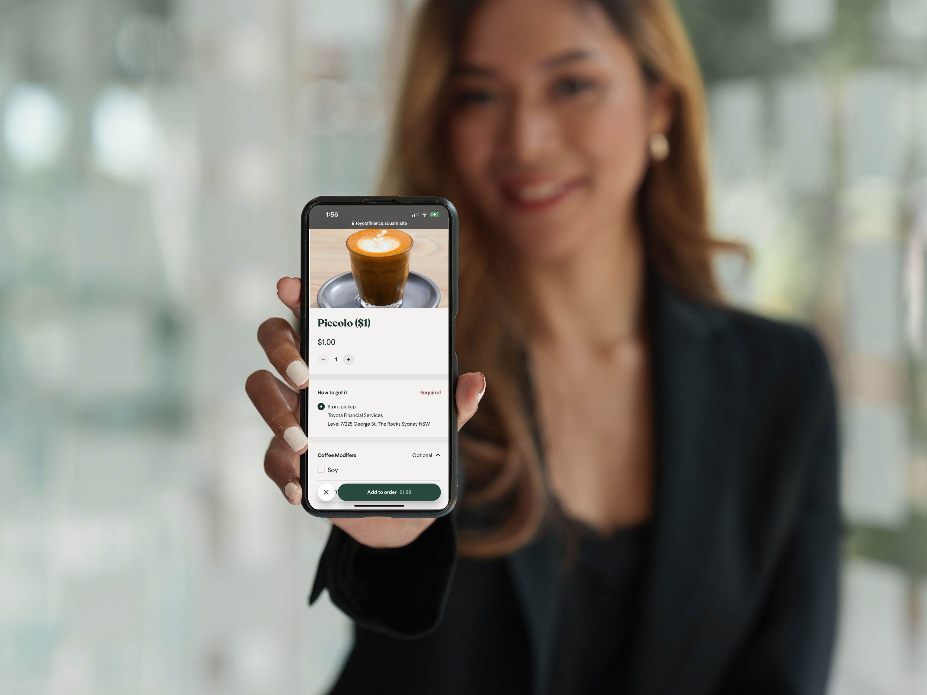 Workplace order ahead app technology