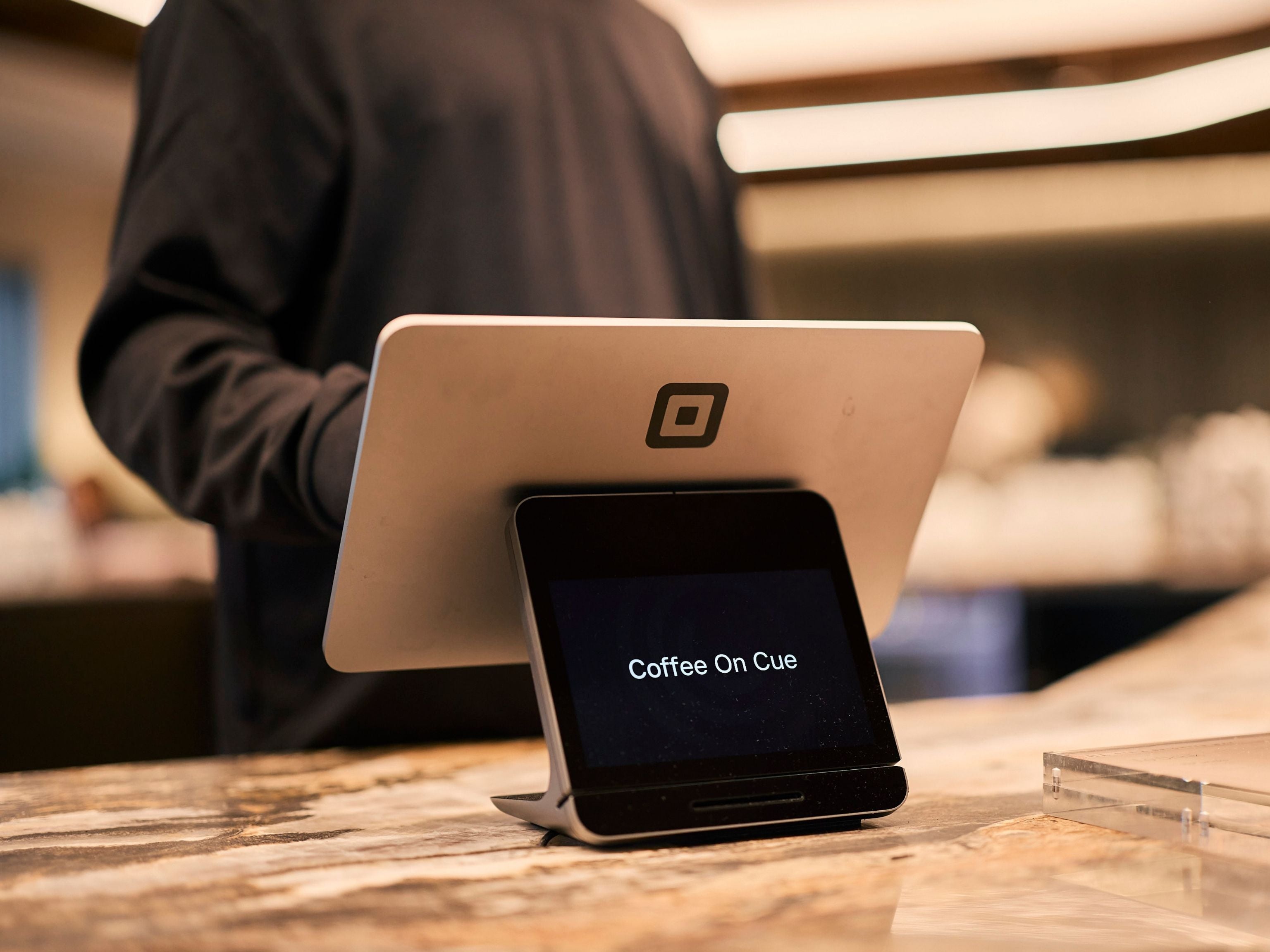 Workplace square pos terminal at JLL