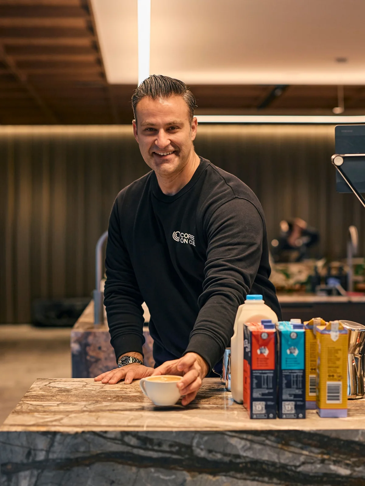 Ryan Spaccavento, Founder and CEO of Coffee on Cue