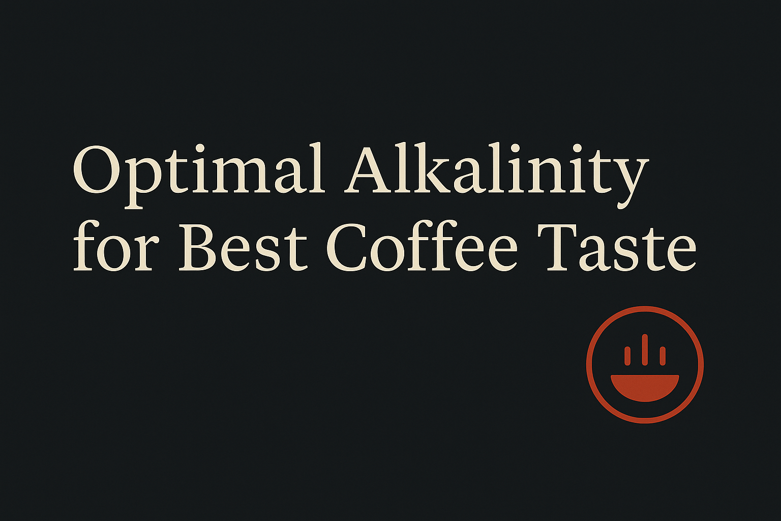 Dark background with cream text and orange roast level indicator icon