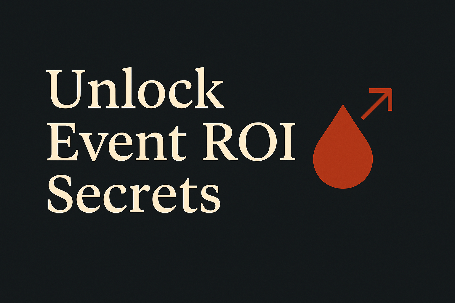 Dark background with cream text, orange scent droplet, and upward arrow symbols.