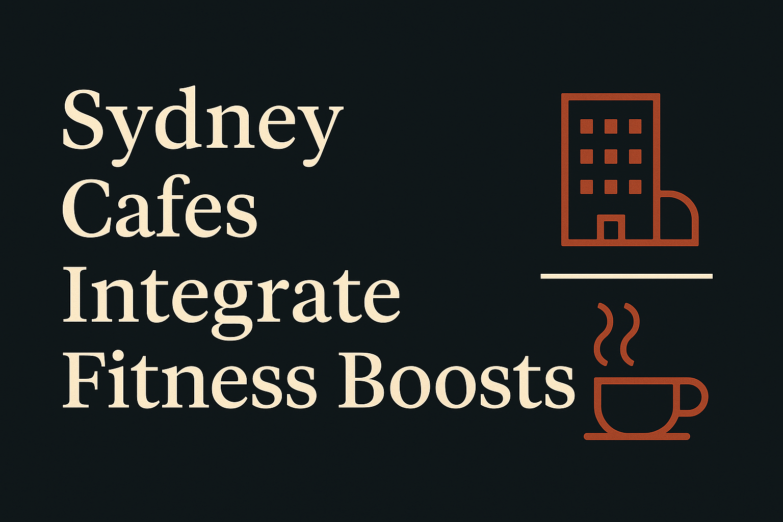 Dark background with cream text and Sydney coffee cup icons.