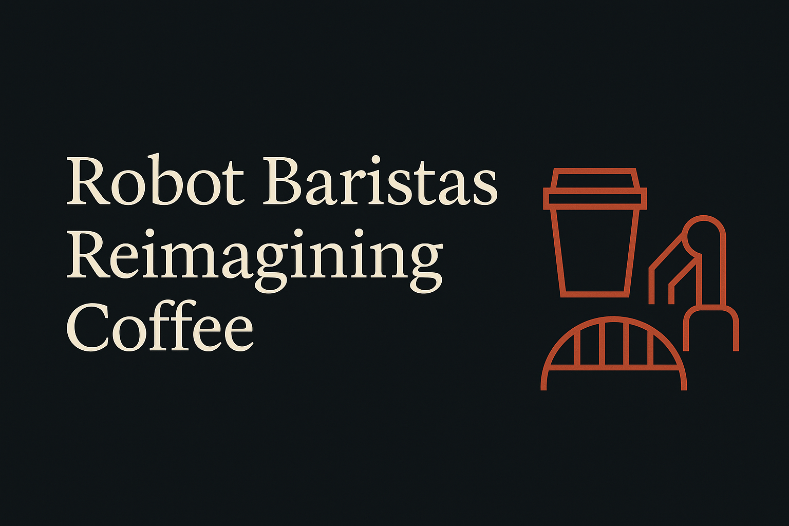 Visual showing a Sydney coffee cup and bridge silhouette in orange on dark backdrop with clean text.