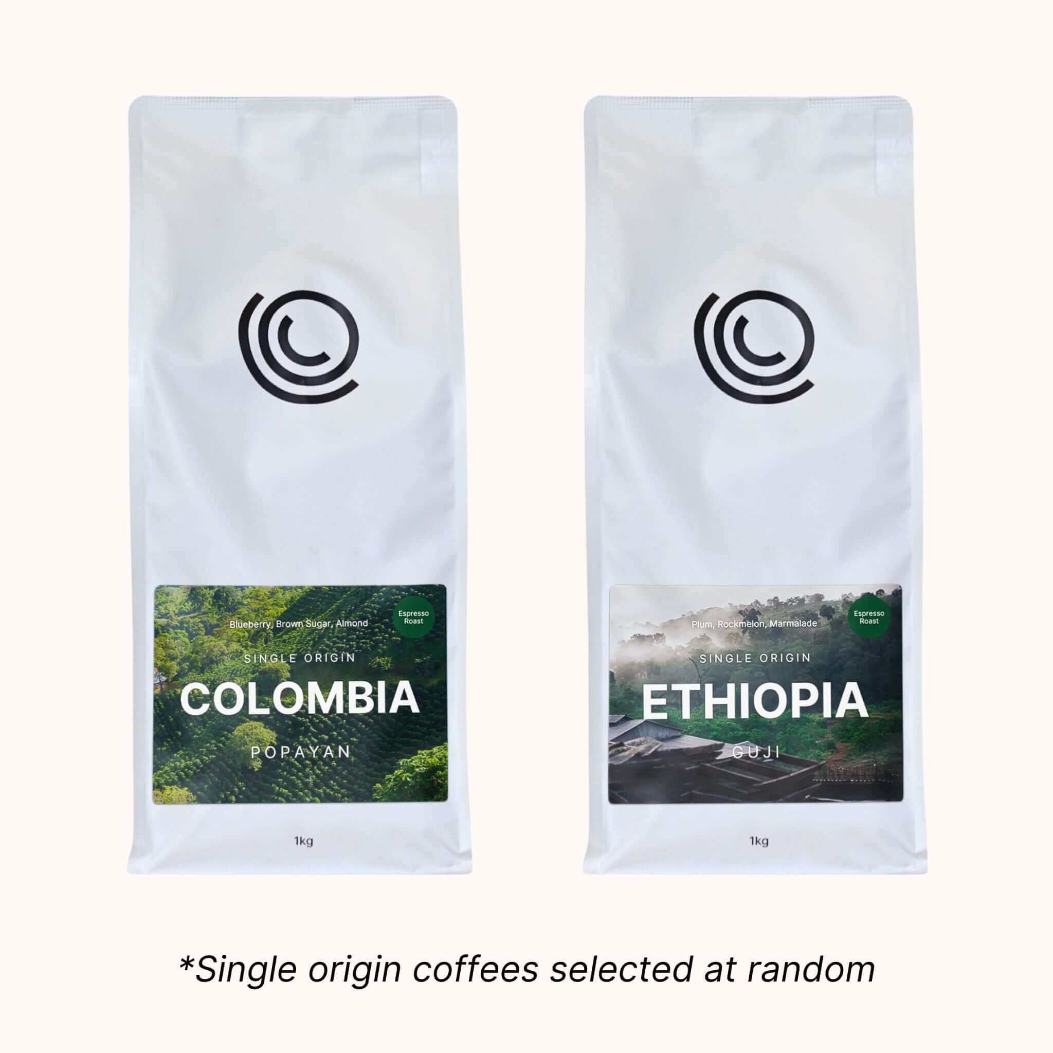 2kg mixed single origin pack