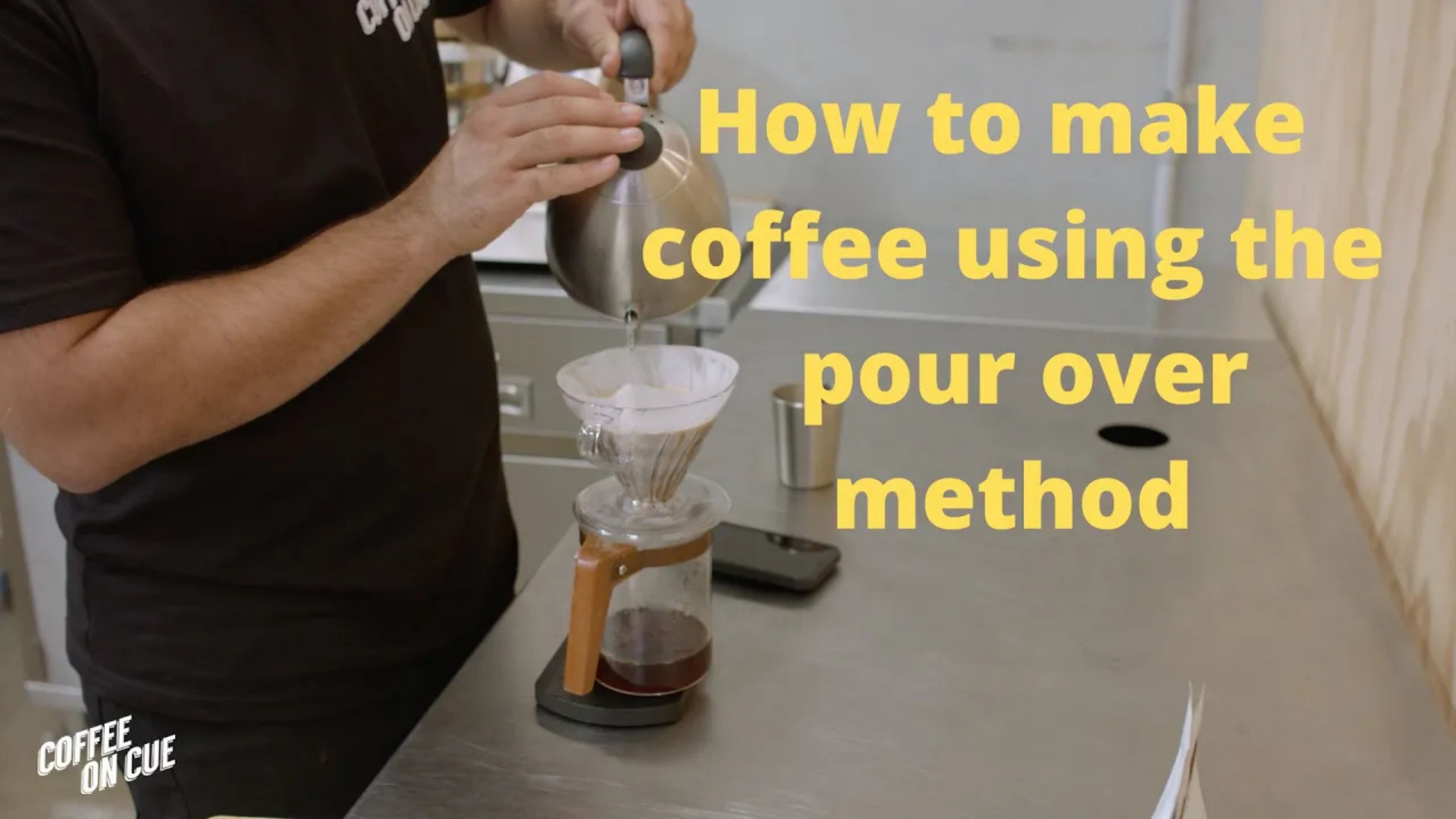 Filter coffee video tutorial