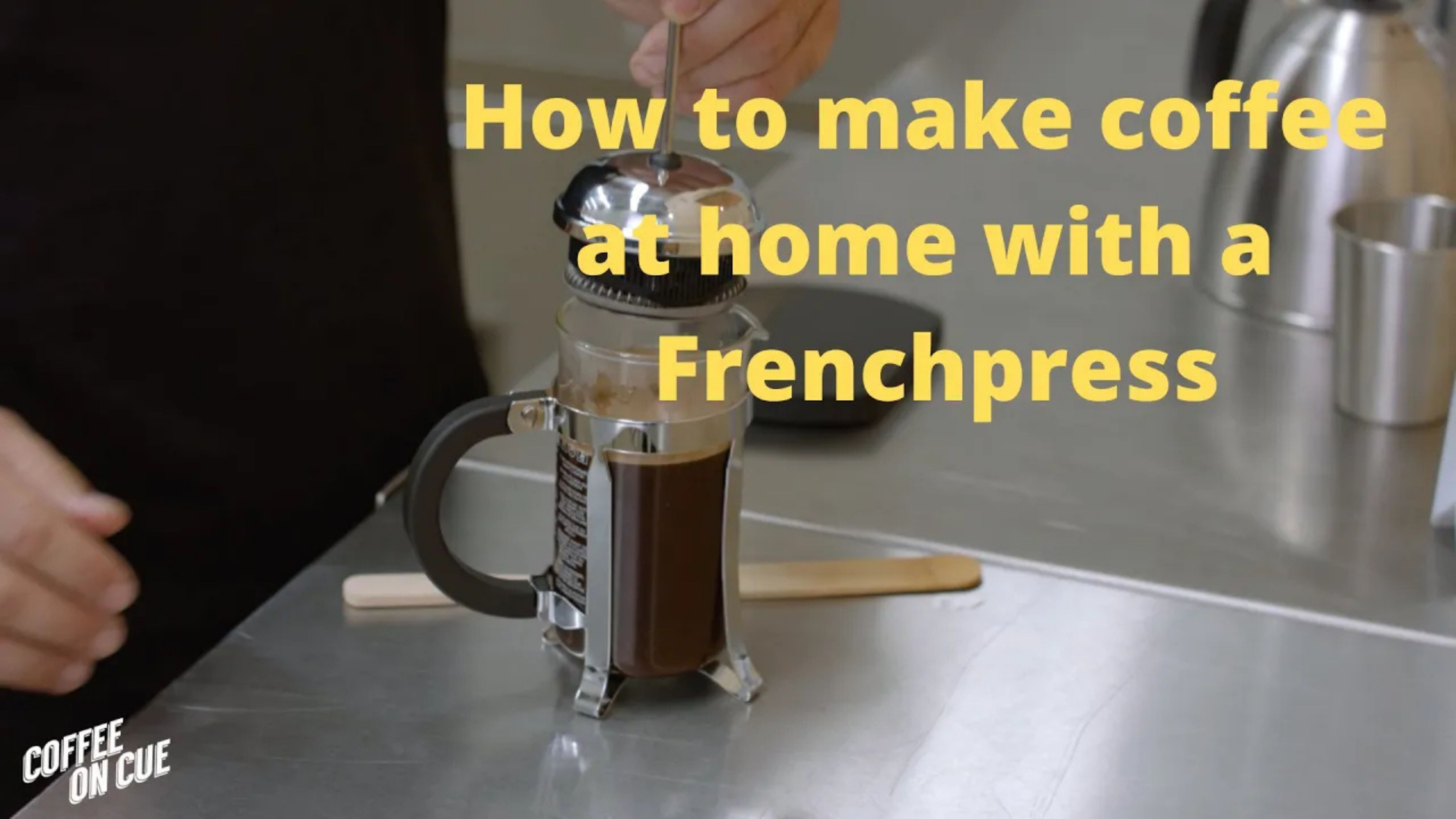 French press video tutorial