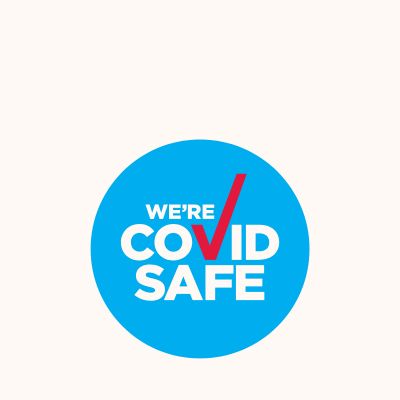 Covid safe badge