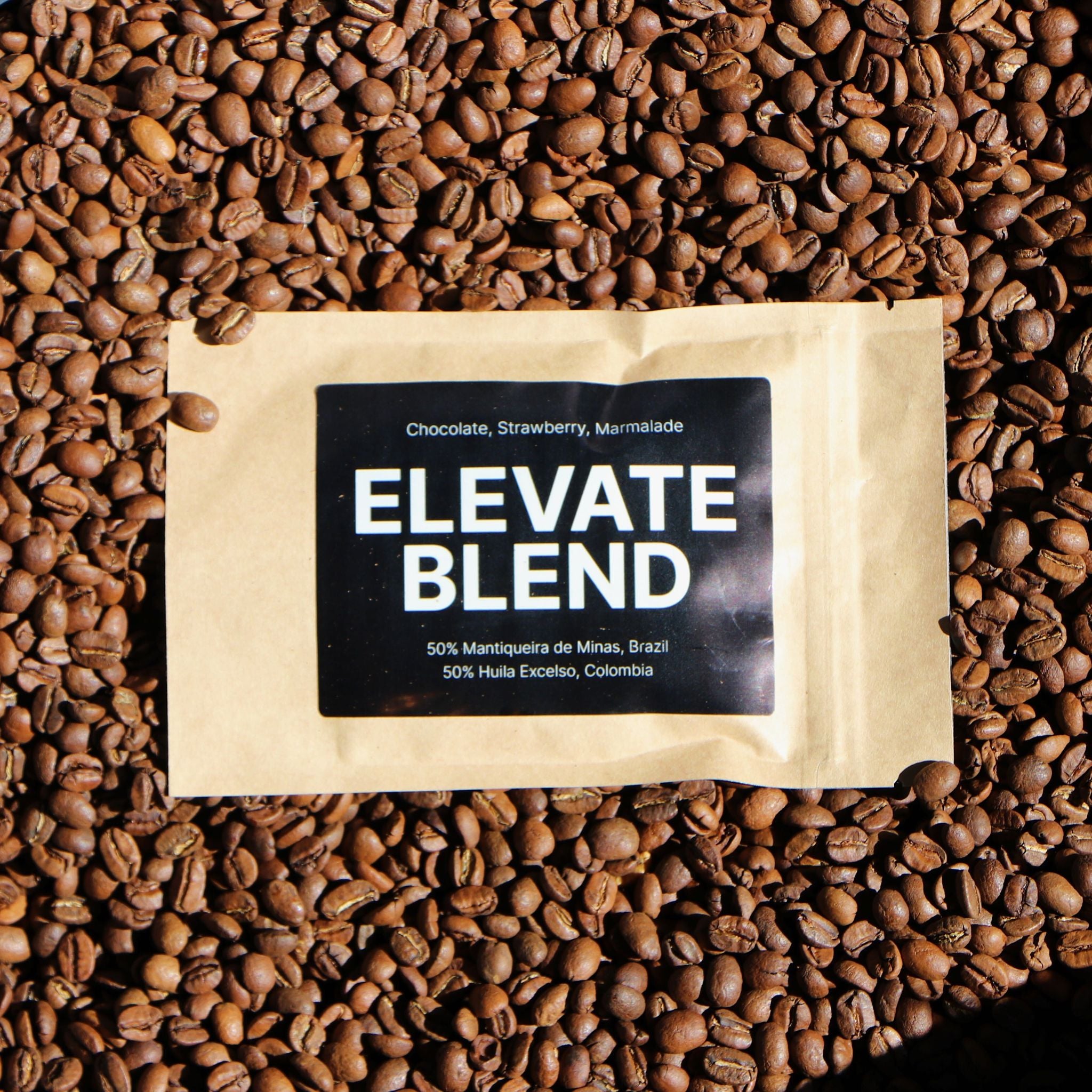 Coffee on Cue Elevate Blend free sample bag