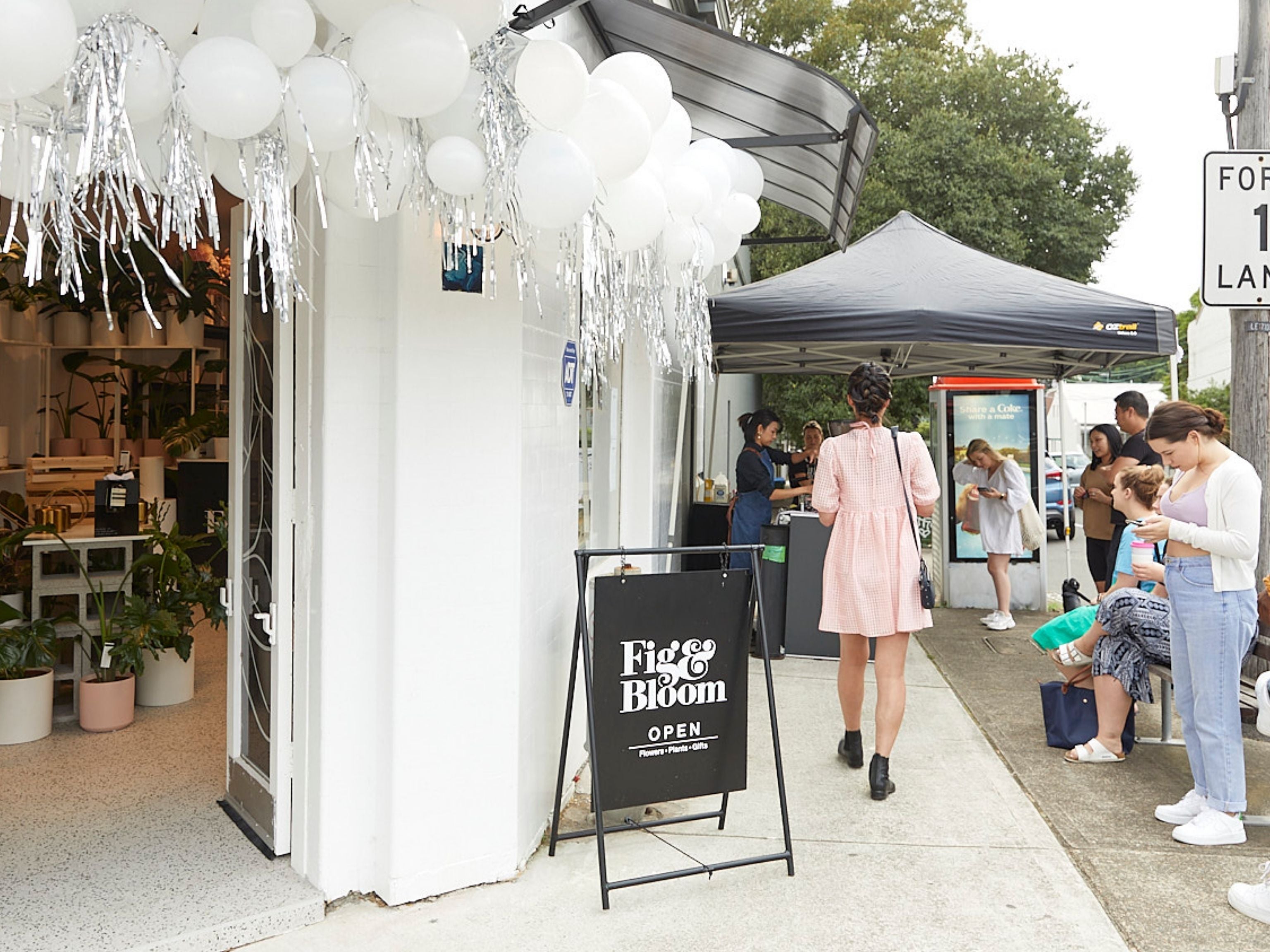 Fig and bloom retail store activation