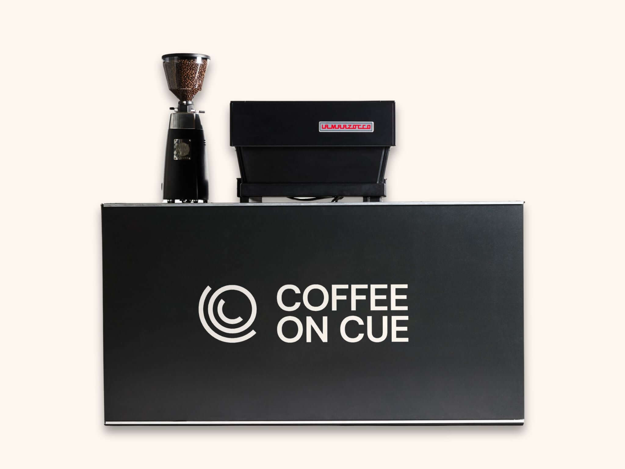 Coffee on Cue Linea coffee cart