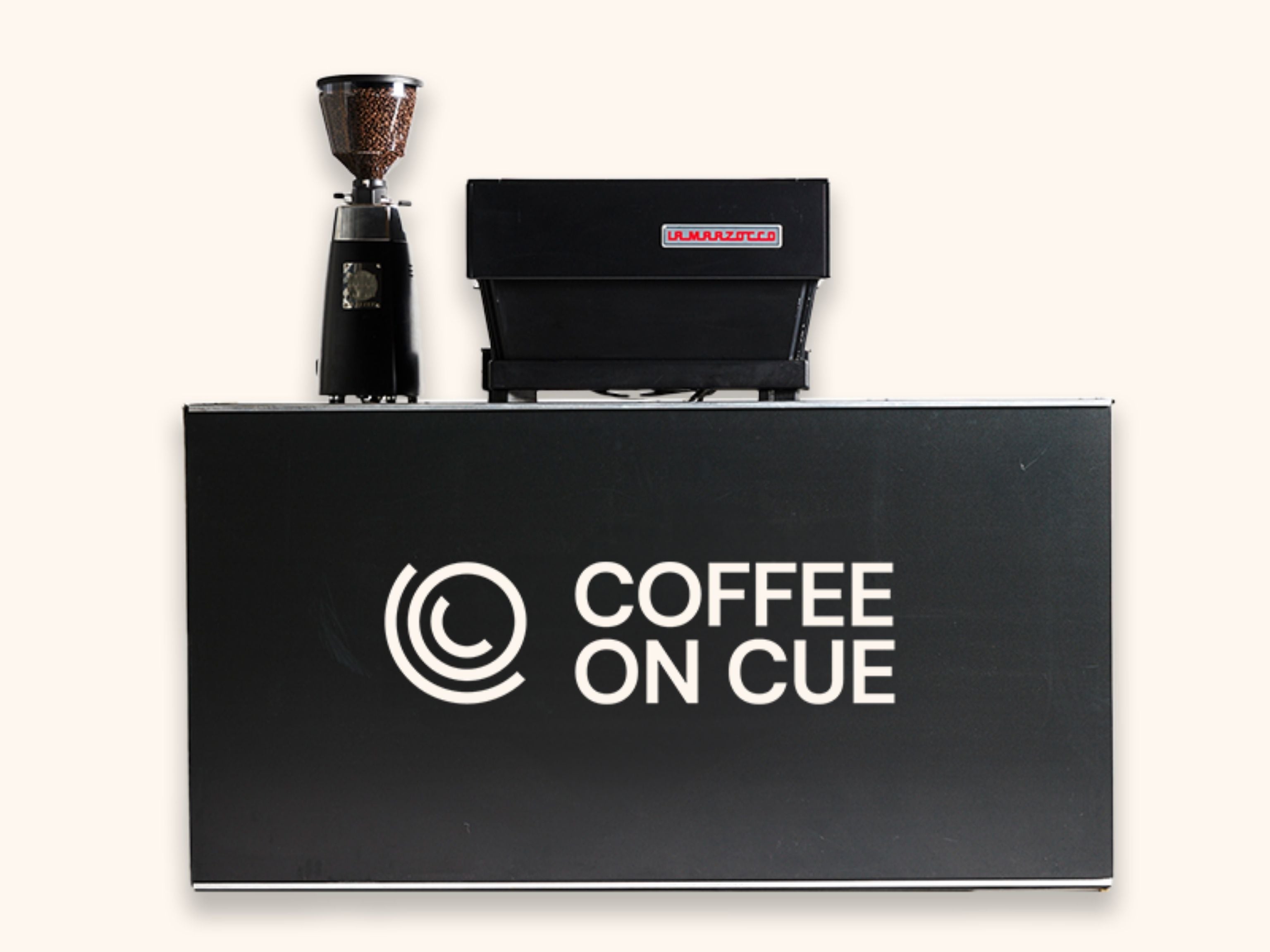 Coffee on Cue Linea coffee cart
