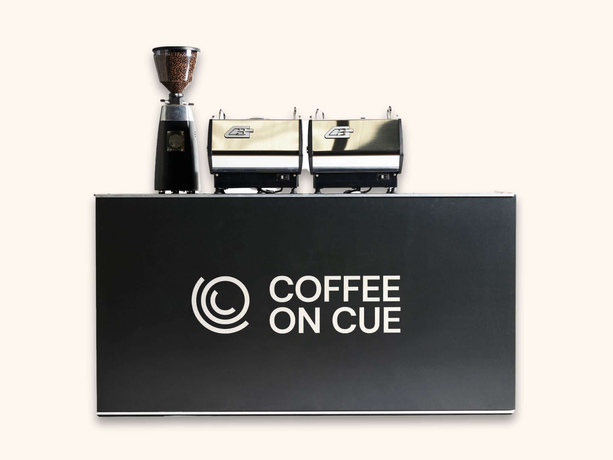 Coffee on Cue Twin Gs3 coffee cart