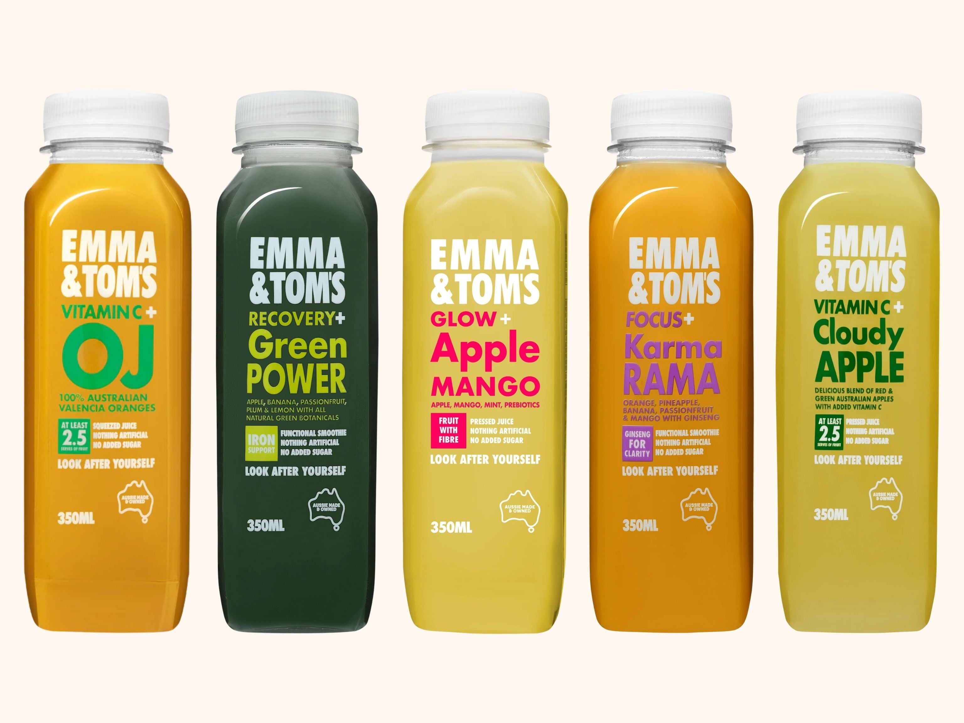 Emma and tom's mixed fresh juice pack for events