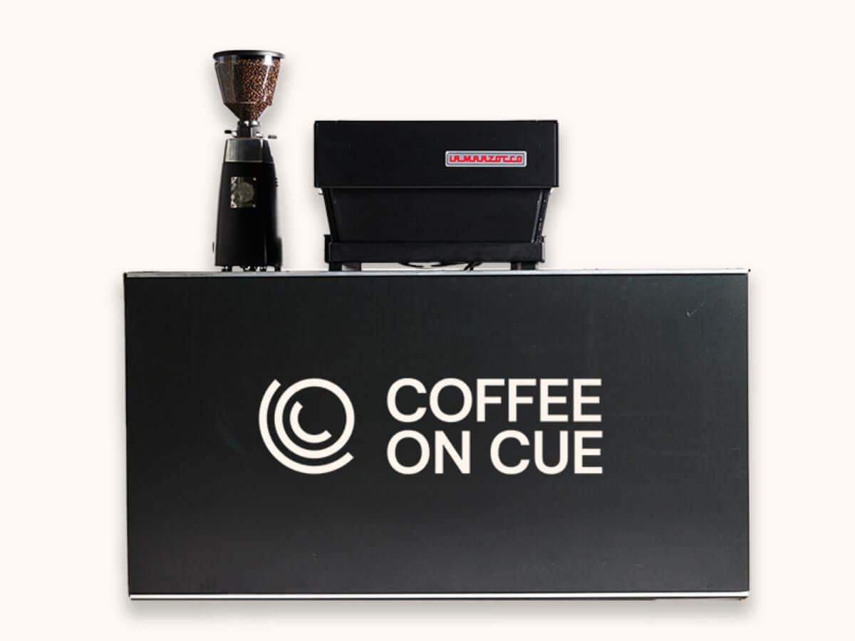 Large La Marzocco Linea coffee cart