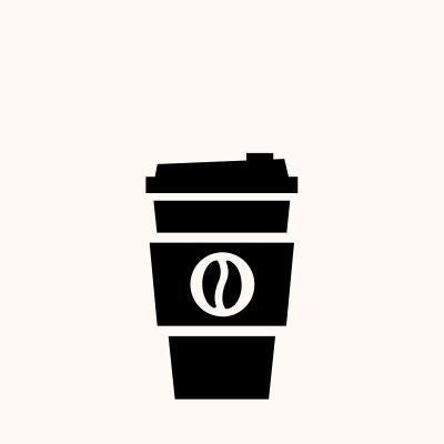 Takeaway coffee cup icon