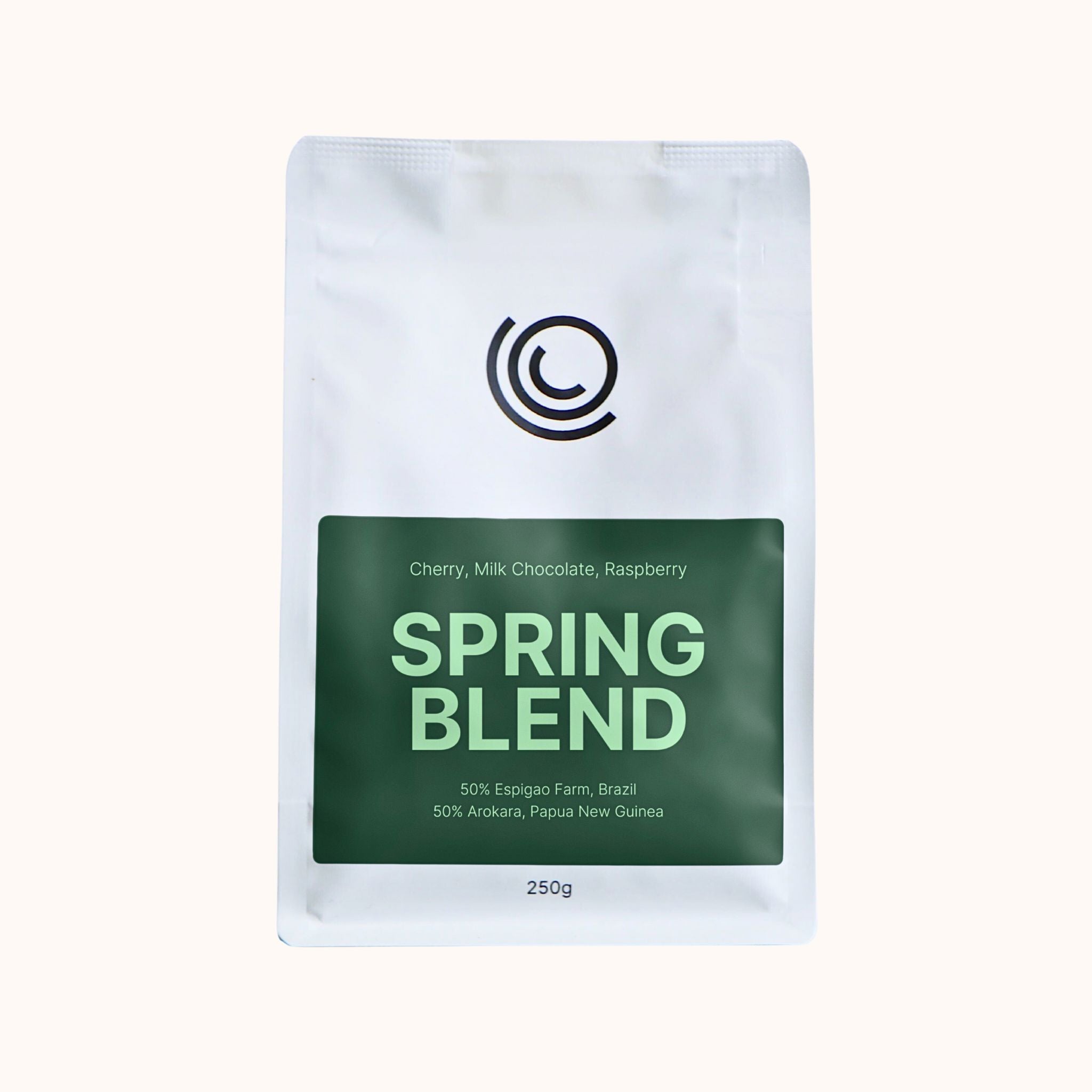 Coffee on Cue 250g bag of Spring Blend
