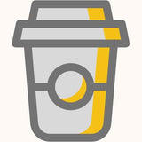 Takeaway coffee cup icon