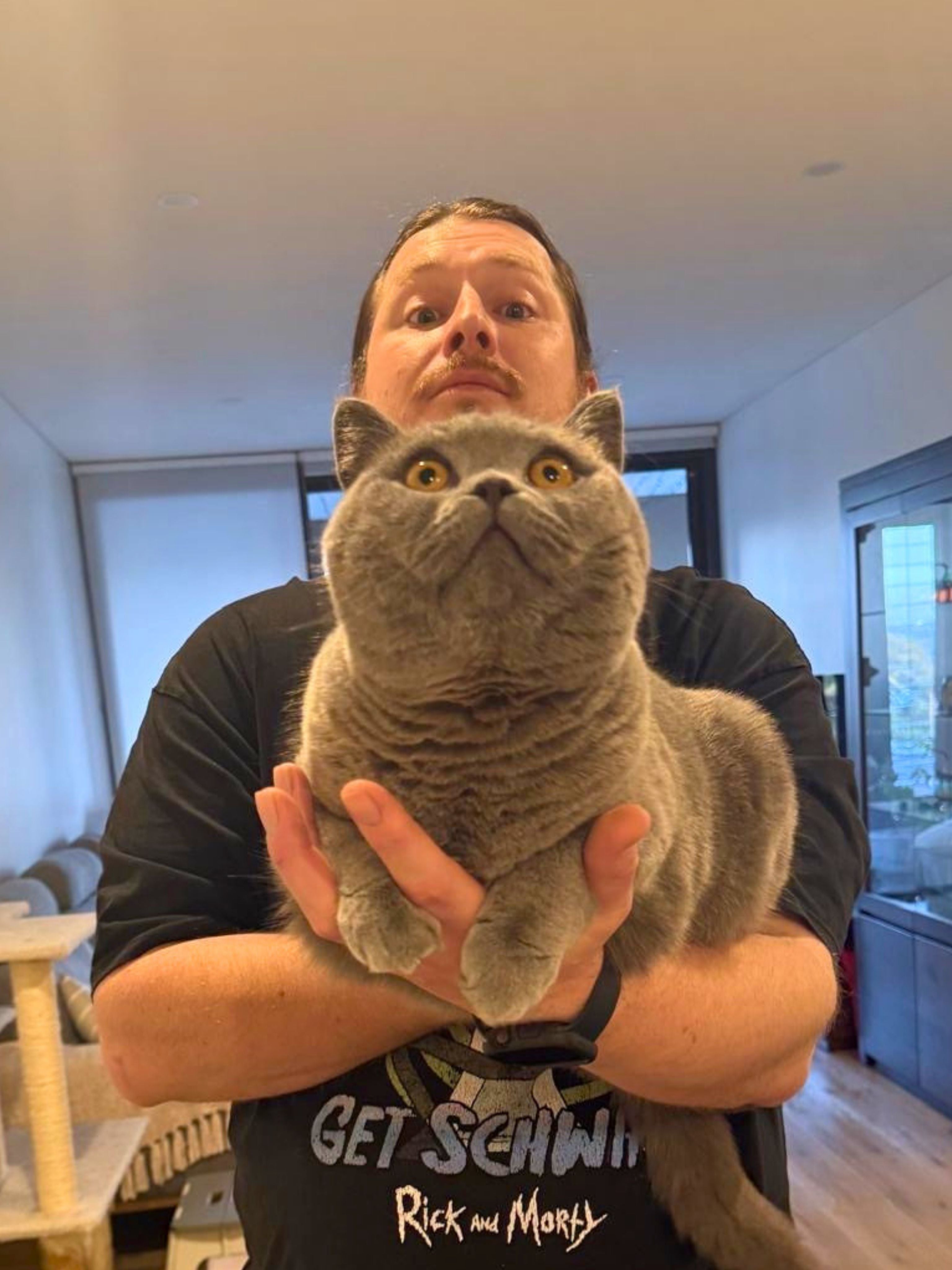 Michael and his fur child