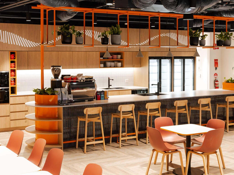 Cuscal office kitchen in Sydney workplace site